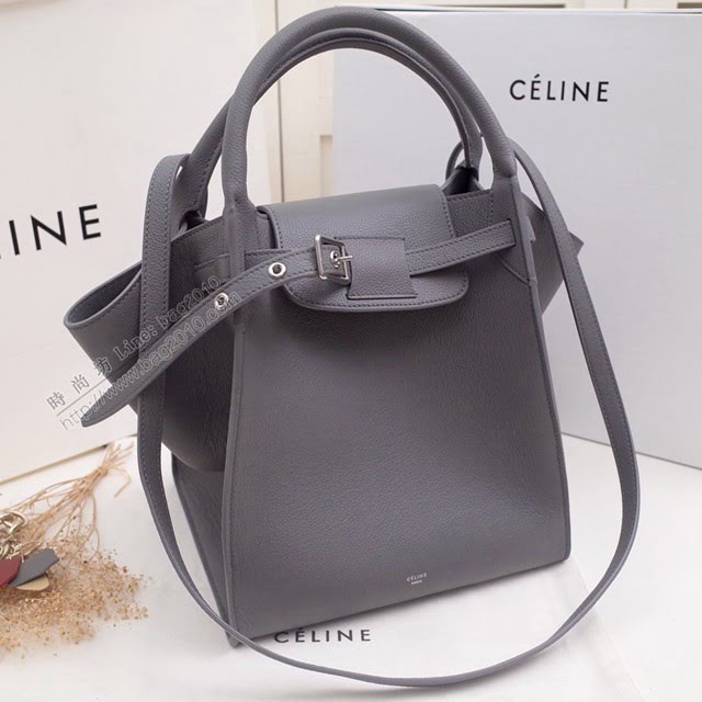 Celine女包 賽琳平紋小牛皮手袋 Céline big bag Celine手提肩背包 183313  slyd2133